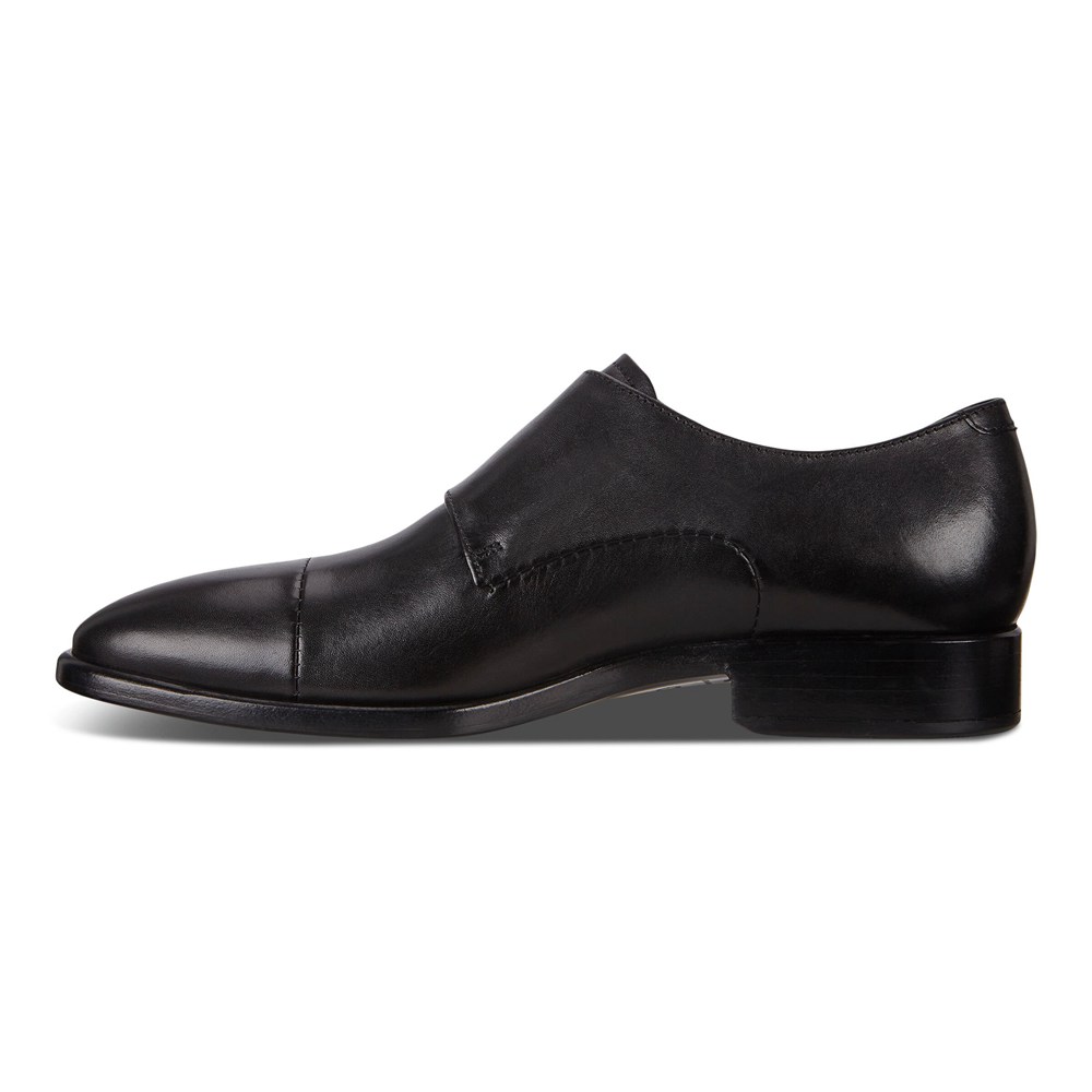 Zapatos De Vestir Hombre - ECCO Vitrus Mondial Double Monk Strap - Negros - LFD430729